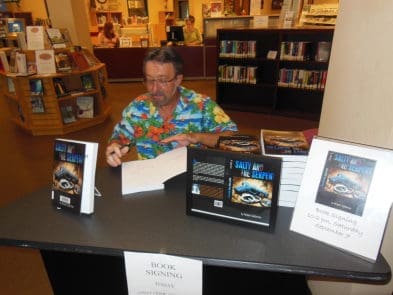 Robert Saltzman at book signing